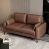 Sofá Minimalista Moderno de Tamanho Duplo para Apartamento Pequeno Sala de Estar Aluguel de Apartamento Loja de Roupas Escritório Área de Descanso Sofá Pequeno