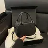 Bolso Casual de Moda Tipo Concha para Mujer, Elegante Bolso Cruzado de Cuero Aceitado, Nuevo Bolso de Hombro Vintage Invierno 2025, Transfronterizo