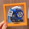 Festival do Meio Outono Pequenos Presentes 2025 Novo Crochê de Lã Coelho da Lua Chaveiro Prático Pingente Lembrança Presente