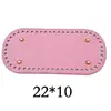 Bolsa material de tecelagem artesanal kit acessórios placa de base base acessórios de bolsa DIY fundo de bolsa redonda crochê acessórios de metal