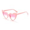 Gafas de sol con forma de corazón de melocotón y personalidad de moda, gafas de sol bicolor con diseño de amor para hombres y mujeres, gafas de sol decorativas con forma de bola, venta al por mayor 8805