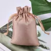 Bolsas para Joyería, Empaque de Tela Satinada, Almacenamiento a Prueba de Polvo, Bolsas de Satín con Cordón de Satín de Seda Artificial, Logo Personalizado