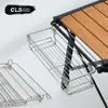 Fábrica Pronta Sob Medida Cls Exterior Igt Placa de Alumínio Pendurador de Mesa Dobrável Acessórios de Mesa Rack de Armazenamento Portátil Cesto Suspenso de Mesa