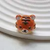 Adornos de Animales del Zodíaco de Resina Tridimensional DIY Pegamento de Crema Zuecos Flor Colgante de Llavero Materiales