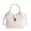 Bolso Pequeño Retro Color Marrón Maillard para Mujer 2026 Nueva Moda Versátil Bolso Cruzado Bolso de Mano para Viajes al Trabajo Bolso Cubo