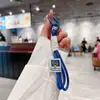 Estilo Minimalista Feito à Mão Corda Trançada Bloqueio de Cores Cordão Chaveiro Capa de Celular Alça de Pulso Portátil DIY Tendência Acessório de Nicho