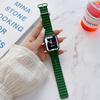Adequado para Apple Watch 678910 Geração Pulseira de Silicone Marinho Samsung Huawei Watch 20 22mm Pulseira Dupla de Fivela