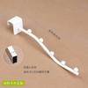 Cabide cabideiro adereços loja de roupas pendurado lateral pendurado pilar A branco tubo quadrado barra transversal suporte de exibição de lingerie Parede loja de roupas infantis