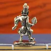 Estatueta de Latão do Buda Vivo Jigong Decoração de Mesa Artesanato Pequeno Ornamento Jigong Peça Decorativa Criativa para Casa