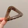 Grampo de Cabelo Elegante de Acrílico Formato Tubarão Grande Pegador para Mulheres com Acessórios de Cabelo de Luxo Adequado para Volume de Cabelo na Parte de Trás da Cabeça