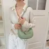 Estilo Coreano Ins Nicho Moda Bolso de Mano Forma de Empanada Lunar Nuevo de Moda para Mujer Bolso de Hombro Cruzado Simple Bolso de Mano para Viaje