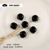 Accesorios para Joyería DIY de Acrílico con Agujero Grande Accesorios de Resina para Ropa Agujero Recto Material para Ensartar Cuentas Sueltas Tejidas