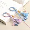 Kit de Accesorios para Llaveros DIY con Adornos Colgantes, Borlas, Colgantes, Borlas de Hilo de Algodón Tejido a Mano Estilo Étnico