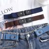 Cinto Preguiçoso Invisível Sem Marcas Cinto Masculino e Feminino Elástico Elástico Não Poroso Estudante Jeans Cintura Apertada Artefato