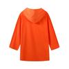 Compra grupal al por mayor impresión impresión 260g algodón CVC moda naranja rojo manga corta bolsillo con capucha suéter pullover