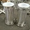 Suministros del Fabricante Manguera Metálica con Revestimiento de Flúor con Revestimiento de PTFE Tubería Corrugada con Revestimiento de PTFE Manguera con Brida Resistente a la Corrosión y a Prueba de Ácidos y Álcalis