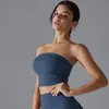Nueva ropa interior deportiva de color sólido con parte superior plisada para yoga, transpirable, ajustada, anticaídas, para correr y fitness