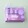 Botellas Vacías Recargables para Viaje Set de 6 Piezas Viaje de Negocios Cosméticos de Viaje Botellas Pequeñas Portátiles Botella con Atomizador Botella con Atomizador Botella para Loción