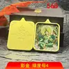 Thangka de Tara Verde del Tíbet Color Dorado Pintado a Mano Pintura Portátil Collar de Amor y Carrera Colgante de Serpiente para Paz y Protección Anual