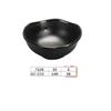 A5 Vajilla de melamina Hot Pot Shop Tazón pequeño de plástico Tazón para condimentos Restaurante Restaurante Tazón de sopa de porcelana de imitación esmerilada negra Tazón de arroz