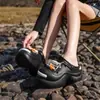 2026 Nova Moda Tamancos Confortáveis de Solado Grosso para Mulheres Sandálias Plataforma com Tiras DIY Sapatos Fechados