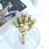 Estilo bosque flor preservada mini mini flor real flor seca broche ramo pequeño accesorios hecho a mano DIY decoración materiales de aromaterapia