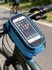 Atacado mountain bike bicicleta tubo superior saco feixe saco tubo carro saco celular tela sensível ao toque saco equipamento de equitação