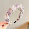 Diadema retorcida fresca y elegante, de lujo ligero para mujer, adecuada para el uso diario en primavera y verano, diadema de ala ancha, dulce accesorio para el cabello estilo coreano