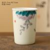Taza Maestra Pintada a Mano Cerámica Kung Fu Taza de Té para el Hogar Grande Color Bajo Esmalte Taza Individual Taza para Bebidas de Jugo de Cola