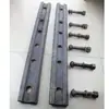 Producción a Largo Plazo de Placas de Vía para Conexiones de Rieles Mineros, Modelo Qiancheng 8Kg-120Kg, Acabado Superficial en Color Natural