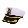 2025 Nuevo Primavera y Verano Fiesta de Rendimiento Escenario Yates Gorra Azul Marino Marinero Capitán Exterior Gorra para el Sol