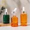 Nova Frasco Conta-gotas Líquido Base Vulcânica 30ml, Frasco de Vidro para Óleo Essencial de Beleza, Material de Embalagem para Frasco de Óleo Essencial de Alta Qualidade