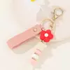 Llavero Creativo Personalizado para Mujer Accesorios de Llavero Llavero de Cadena con Cuentas de Margarita Pulsera Llavero