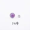 Remaches Turquesa, Tachuelas de Perla, Accesorios para Joyería DIY, Pulseras, Ropa, Bolsos, Ribete de Cuero, Tachuelas de Pedrería de Moda 7mm