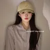 Gorra de Béisbol Bordada de Pony 2025 Color Crema Lavada Estilo Vaquera Visera Solar Suave Combinable