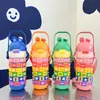 Cubo Mágico Educativo para Niños Digital 316 Taza Térmica, Aritmética Creativa, Anticaídas, Taza Portátil de Dibujos Animados con Popote, Taza de Alto Valor