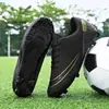 Venta de liquidación: Zapatos de fútbol para adultos con tacos largos para hombres y mujeres, tacos de entrenamiento profesionales, zapatillas deportivas de caña baja para jóvenes