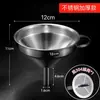 Filtro de Malla con Embudo de Acero Inoxidable 304 Embudo para Verter Aceite de Cocina Embudo para Verter Vino Embudo Doméstico de Diámetro Grande y Pequeño Se Puede Enviar por Cuenta de Otros