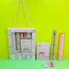 2018 conjunto de material escolar para estudantes apontador de lápis Jardim de Infância Ensino Fundamental conjunto de material escolar combinação conjunto de pequeno presente