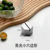 Placa de Número de Mesa Sólida Engrosada de Acero Inoxidable, Soporte para Menú, Tarjeta de Nombre de Plato, Soporte para Tarjeta de Mesa, Pinza para Menú