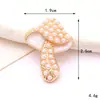 Nuevos Accesorios Creativos de Joyería de Hongo Perlado Incrustado de Diamantes Aleación de Zinc Agujero DIY Flor para Zapatos Accesorios Yiwu Mayorista