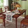 Caminho de Mesa Americano Retrô com Franjas Transfronteiriço Estilo Étnico Jacquard Capa Toalha para Mesa de Centro/TV Caminho de Mesa para Pé da Cama