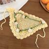 Comércio Exterior Amazon Transfronteiriço Novo Estilo Renda de Flores Crocheted à Mão Pura Cachecol Triângulo Moda Primavera e Verão Lenço de Cabeça Versátil