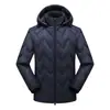 Chaqueta de Plumón Personalizada Otoño Invierno Hombres Mujeres con Capucha Desmontable Ligera Cálida Ropa Exterior Almacenamiento de Calor Ropa para Deportes al Aire Libre Estampado de Logo
