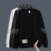 Sudadera de peso pesado 300g, cuello redondo, nuevo producto de otoño, corte holgado, engrosada, manga larga, jersey, prenda básica casual y versátil