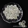 Cuentas Sueltas de Vidrio Imitación Cristal 6-14 mm Amatista Rosa Redondas Material para Pulsera DIY Hecha a Mano Cadena de Teléfono Móvil Collar