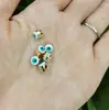 Acessórios de Moda Popular Transfronteiriços DIY Pulseira Olho com Pingente Dupla Face Acessórios de Joias de Metal Acessórios