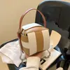 2022 Color de Contraste PU Moda Personalizada Bolso Pequeño para el Viaje Diario Bolso Sencillo para Mujer Bolso de Hombro Único Bolso Cruzado Bolso para Mujer