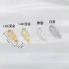 Atacado de Fábrica Fecho de Cabacinha em Latão Cor Dourada 18K Colorfast Fecho de Lagosta Irregular Acessórios para Joias DIY Bolsa Chaveiro