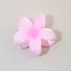 Pinza para el Cabello de Flor de Huevo Yi Mengling para Mujer, Pinza para el Cabello de Verano Medio Recogido para la Parte Trasera de la Cabeza, Pinza de Tiburón Mediana Accesorio para el Cabello